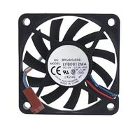 60mm mini PC fan,EFB0612MA 6CM 6010 DC12V 0.12A 3-Wire 3Pin Ultra-Thin Silent Laptop Case Cooling Fan
