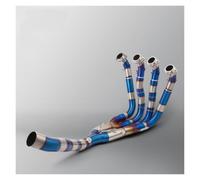 60mm Motorcycle Exhaust Header Link Pipe for S1000RR 10-18,Pratique | For S1000R 15-18 Motorcycle Muffler Escape Mid Pipe