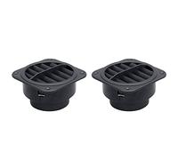 60mm Sortie dair de chauffage auxiliaire, 2PCS Sortie dair de conduit dair de chauffage de voiture sortie dair chaud rotative verrouillable pour accessoires de chauffage de stationnement