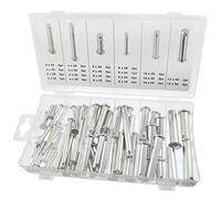 60pc de l'axe de chape / Tillertine / Tablier / Jaw broche 5mm Set Assortiment - 12mm AST48