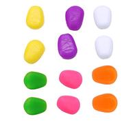 60pcs Appâts de Carpe Artificiel en Plastique 6 Couleurs Flottants Pop Up Appâts Convient pour la Carpe Truite et la Brasse Matériel PRT 0.8*1.4cm (Jaune+Violet+Rose+Orange+Blanc+Vert)