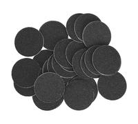 60pcs Callus de papier de verre disques 100 grain remplaçable de papier de verre disques pointes électriques de pied électrique noir