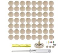 60Pcs Car Headliner Repair Kit - Cars Roof Repair Rivets Headliner Repairr Button | UniversalHeadliner Button Carr Roof Rivets Retainer, With Installation Tool For Interior