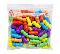 60pcs Colorful Game Board Chess Remplacement des Chevilles en Bois Stratégie De Plateau De Plateau Pièces D'échecs pour Les Faciles À Utiliser