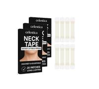 60PCS Invisible Lift Turkey Necks Neck Tape Breathable Invisible Face Neck Lifting Tape Reusable & Waterproof High Elastic