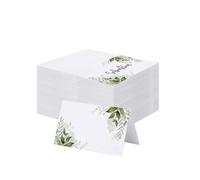 60pcs Leaf Pattern Wedding Seating Number Table Card Name Place Party Classmates Banquet Sign In pour Mariage