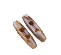 60Pcs/lot 31/39mm Multi-color Pearl Acrylic Horn Buttons Sweaters Coat Oval Olive(Light coffee,L 31mm)