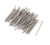 sourcing map Vis à tête cruciforme ronde Boulon en acier inoxydable 304 M2 x 40mm 60pcs