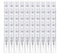 60pcs Mini Glass Spray Flottes, 3 ml de bouteilles d'échantillonnage de parfum Rechargeable, Voyage d'atomiseur parfum transparent pour le nettoyage, huiles essentielles.