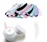 60pcs mini Spatules de maquillage crème pour le visage masque cuillère spatules en plastique cosmétique scoops pointe de spatules, Cuillère Pour Spatule à Crème,Cuillère De Beauté