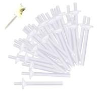 60pcs nez de cire de cire en toute sécurité pp plastique efficace kit de cire de poils de nez pour femmes hommes narines, cambrage de tondeuse à coupe