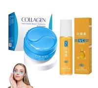 60Pcs Patch Yeux Anti Cernes Patch Anti Cernes Patchs Pour Les Yeux Masque Yeux Patc-h Cernes et Poches Hydrate, Réduit Les Rides et Les Cernes avec 1 Luteine Y-eux Essence