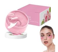 60pcs Rose sous les yeux, Hydrogel Eye Pad Mask, Gel Treat Sheets for Gonflement, Soin des Yeux Anti-rides, revitalisent et hydratent votre peau, Retrait des Poches Oculaires et des Cernes
