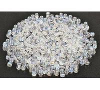 60pcs Round Pressed Beads 3 mm, Crystal Ab (30-28701), Bohemian Crystal Glass, Czech Republic 11119001