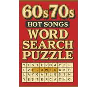 60s & 70s Music Word Search Book: Word Searches with Easy to Read Print about 60s and 70s Hot Song Titles | 6x9 inches, 180+ pages, 90 Puzzles | Gift for Music Lovers of All Ages