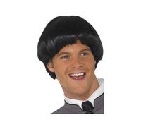 60s Beatles Style Bassin Bol Coupe Perruque Lennon Mccartney 1960's Noir Costume