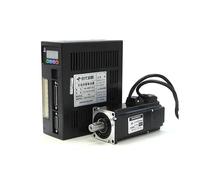 60ST-M01330A 200W 400W 600W AC Servo electronic starter with AASD-15A Controller Kit for cnc machine IINKUEYK(200W 3000rpm 0.63N.m)