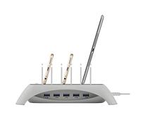 60W 5 Ports USB Chargeur 12A Chargeur de Bureau Dock Charge Station d'accueil téléphone Adaptateur Secteur