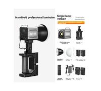 60W Handle Photo Studio Light COB 2700-7500K Luzes de VÃdeo LED RegulÃveis para Vlog Film Livstreaming Plugue da UE