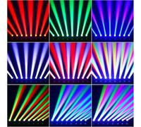 60W Lyre Led Mini Tête Mobile Lampe De Fête,Led Rgbw Faisceau Éclairage De Scène Lumineux Disco Beam Dmx512 À Commande Vocale Pour Dj Mariage Halloween Club