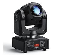 60W Lyre LED RGBW Lumière Disco 8 Gobos 8 Couleurs DJ Luminaires à tête rotative pour Fête, DJ, Bar, Club Noël