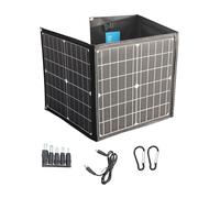 60W Panneau Solaire Pliable - Chargeur de Batterie Solaire Portable avec Charge Rapide Trois Ports pour Camping iPhone iPad Samsung Galaxy LG téléphones Portables et appareils