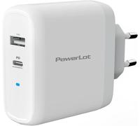 60W Usb C Chargeur Pd 3.0 Gan Tech Compact Adaptateur, 2 Ports Usb A Qc Chargeur Mural Rapide Compatible Avec Macbook Pro/Air, Dell Xps, Hp, Iphone 13 Pro Max, Samsung Galaxy Etc