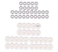 60x 3 / 5 / 7 / 9mm Coussinets de disque transparents Stabilisateur Boucle d ' oreille en plastique Bouchon arrière Boucles d ' oreilles en silicone transparent pour piercing Bump Disque de perçage