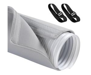 60x20 Pouces Protection pour Tuyau Climatiseur AGPTEK, 5"&5.9" Portable Isolé Housse Tuyau Climatiseur Manchon Protection en EVA Pour Tuyau d'Évacuation AC Mobile Universel Tuyaux D'échappement