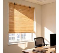 60x210cm,Store en Bambou Naturel - Store Enrouleur pour Fenêtre et Bureaux- Protection Solaire et Intimité - Store Store Extérieur - Réglable Facilement (Dimensions au Choix)