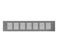 60x300mm Argenté Aluminium Grille de Ventilation - Grille D'aération