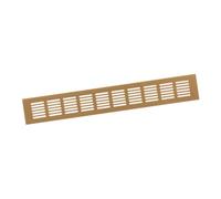 60x400mm Grille d'Aération Dorée - Grille de Ventilation en Aluminium - Grille de Meuble pour Porte, Armoire, Radiateur