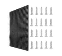 60x40cm Horse Scratching Pad - Livestock Grooming Pad | Thick Fiber Massage with Flexible Post Wrap, Nylon Backed Grooming Mat with Fastening Straps, Stable Care Equipment for Horse Cattle Barn Stall