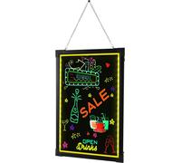 60x80cm Tableau d'affichage lumineux LED Messages avec télécommande 18 effets de lumière pour bar, café, et restaurant