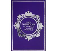 61-5856 Carte de Vœux Formidable NOUVELLE ANNÉE Meilleurs Vœux Professionnels Entreprise Art Baroque Argenté Brillant + Enveloppe Blanche 12x17,5cm Souhaits Réussite Succès Bonheur -Fabriqué en France