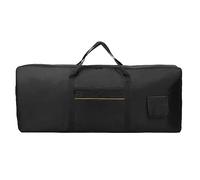 61 Clé Electronic Keyboard Sac étanche en tissu oxford Oxford Portable Piano Cover Cover avec poignées Poches pour musiciens étudiants Black Large Capacité