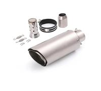 61 Mm Exhaust Tail Pipe Motorcycle Stainless Steel,Pratique | Muffler Tips Blue Black Escape With Removable DB Killer