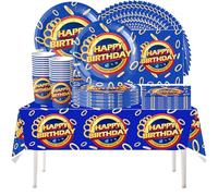61 pcs Sonic le hérisson party tableware, Sonic le hérisson kids birthday tableware, party decorations, birthday supplies, for 20 people