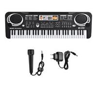 61 Touches Jouet de Piano Électronique Instrument avec Microphone Apprentissage G