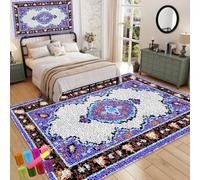 61 x 87 cm Kit de Tapis de Crochet à Point Noué Coussin au Crochets à Loquet Bricolage, Kit Crochet de Verrouillage, Kit de Fabrication Tapis au Point Croix de Tapis, Tapis à Nouer Soi-Même