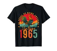 61 Year Old Chicken Vintage 1965 Farmer 61st Birthday Party T-Shirt
