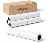 610 mm x 50 m, papier pour traceur 24inch x150ft, idéal pour les dessins CAO, les plans d'ingénierie, les cartes SIG et les conceptions architecturales (4 rouleaux, mandrin de 2 pouces)