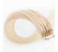 #613,14 in/35cm,Postiches Blonds Lisses de Deuxième Génération 6D, Extensions de Cheveux Naturels, Permamentables et Colorables, 5 Mèches Alignées, 40 g