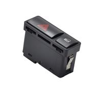 61318368920 Bouton d'avertissement de l'interrupteur des feux de détresse avec verrouillage central Pour BMW E46 E53 E85 E86 X5 Z4 M3 325 Série 3 (Noir)