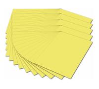 [614/50 12] folia Pack 50 Cartons de Bricolage A4 300g Jaune citron