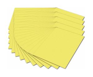 [614/50 12] folia Pack 50 Cartons de Bricolage A4 300g Jaune citron