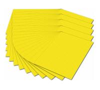 [614/50 14] folia Pack 50 Feilles Carton de Bricolage A4 - 300g Jaune banane