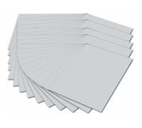 [614/50 80] folia Pack 50 Cartons de Bricolage A4 - 300g Gris clair