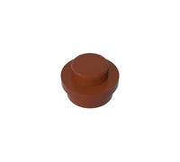 6141 Plaque Circulaire Ronde 1x1 avec Stud Plein 50 Pièces GDS-615 Compatible avec Lego Briques de Construction Couleur:Marrone rossastro 192