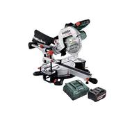 Metabo Scie à onglets sans fil KGS 18 LTX BL 216 avec 1 batterie 4 Ah